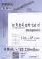 Preview: Etiketten 105x37mm wetterfest