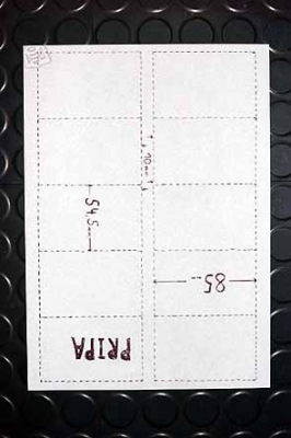 Visitenkarten marmor - bernstein