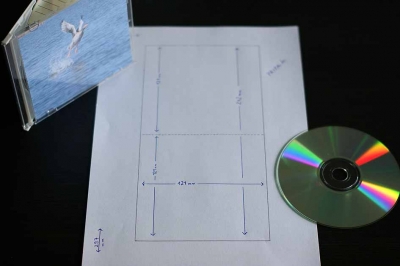 40 CD-Einleger SLIMCASE auf A4-Bogen